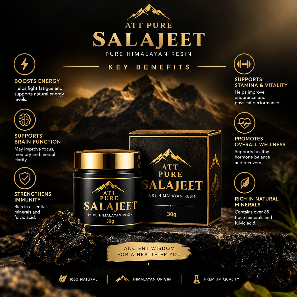 ATT Salajeet 30g | Premium Salajeet Pakistan